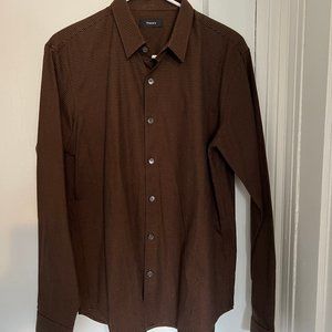 Theory Flannel - Brown (M) | NWT